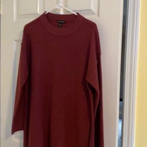 Eileen Fisher Cranberry wool tunic NWOT
